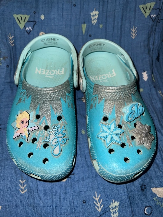 Disney Other - Toddler Frozen Elsa Classic Clog Size 10
